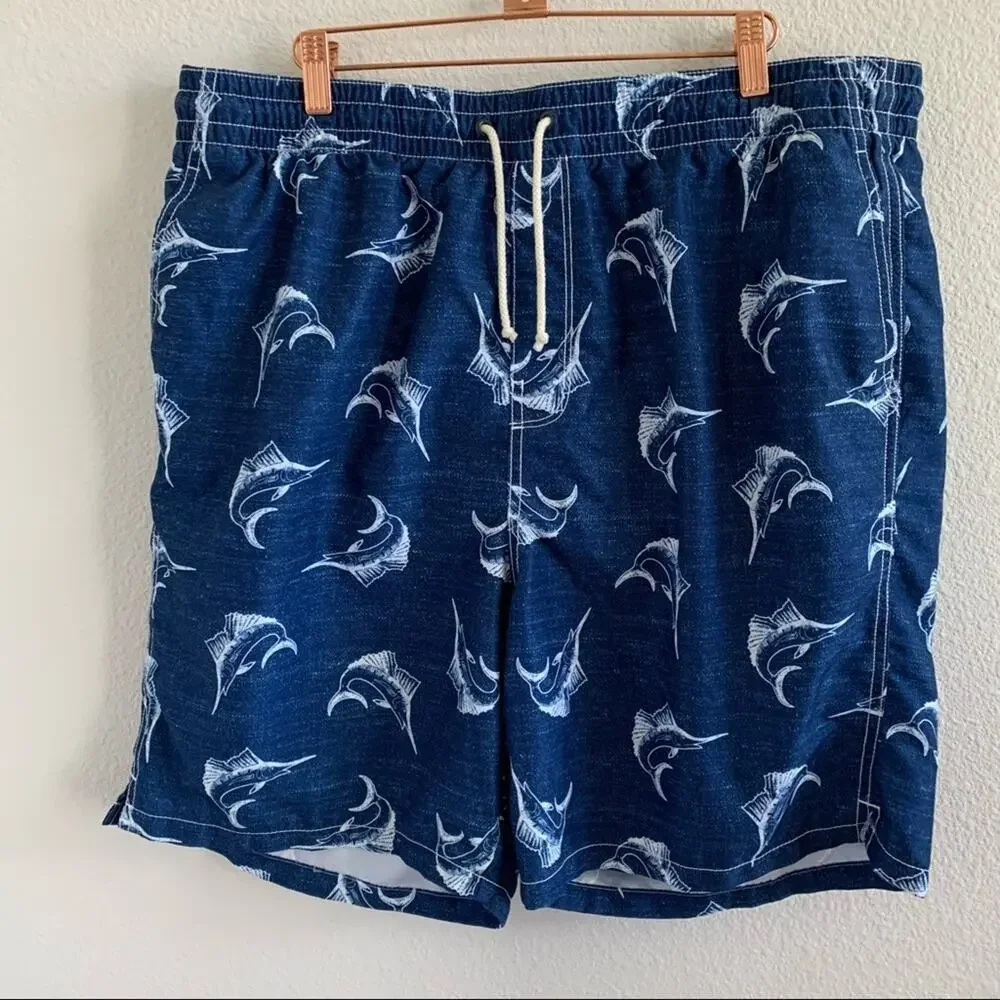 Old Navy Resort Swordfish Swim Trunks Board Shorts